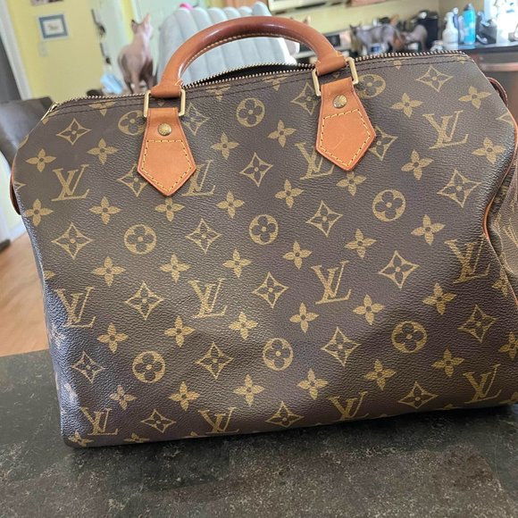 Authentic Louis Vuitton Monogram Speedy 30 - Picture 12 of 14